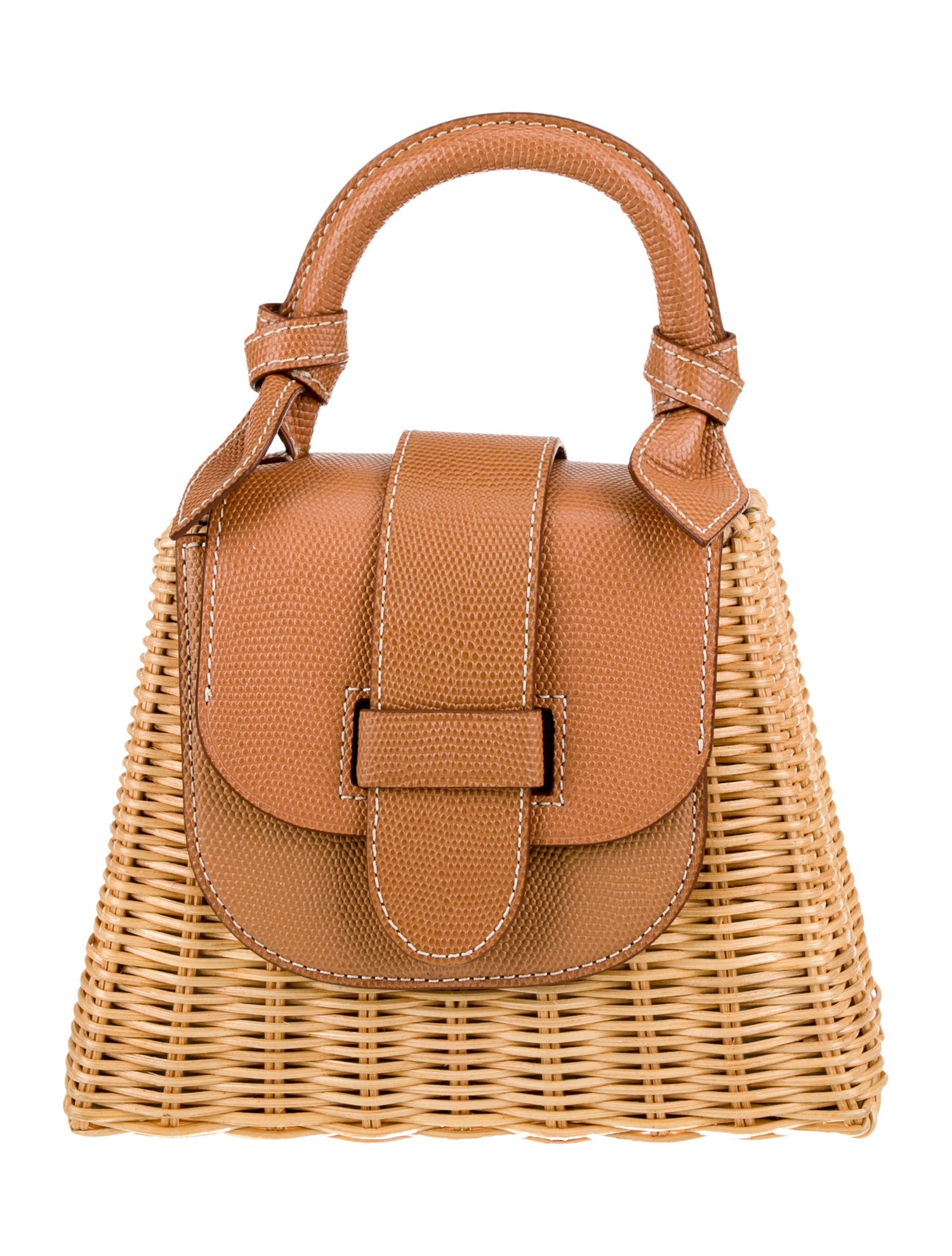 Pamela Munson Bamboo Top Handle Bag